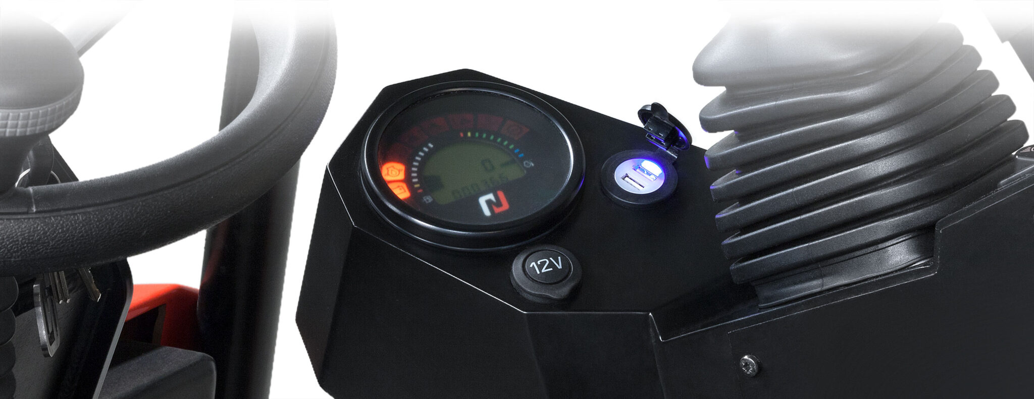 Neomach 12-V uttag + dubbel USB-kontakt