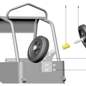 Transporthjulsats till Swepac F70A och F70BA