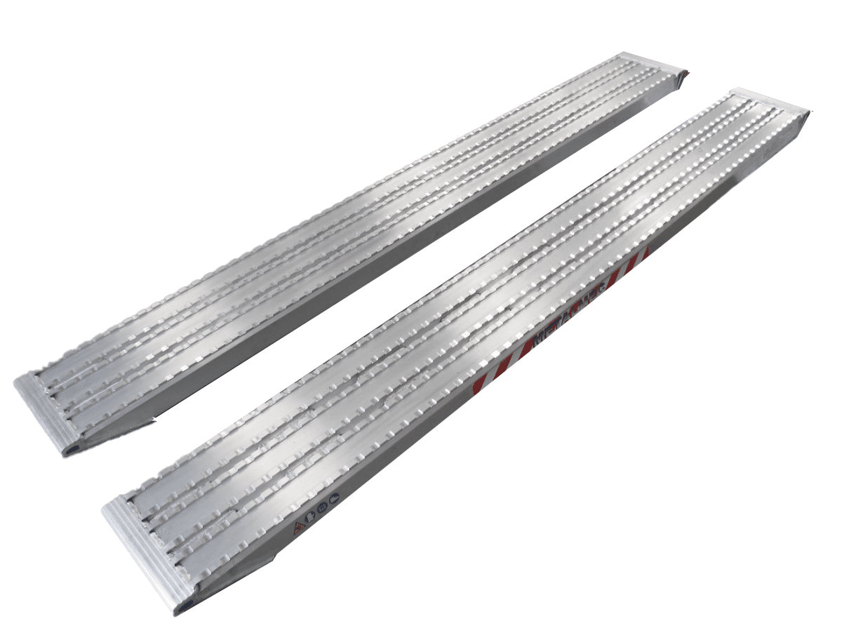 Aluminiumramp 29ton/par 1,5m Std utan kant