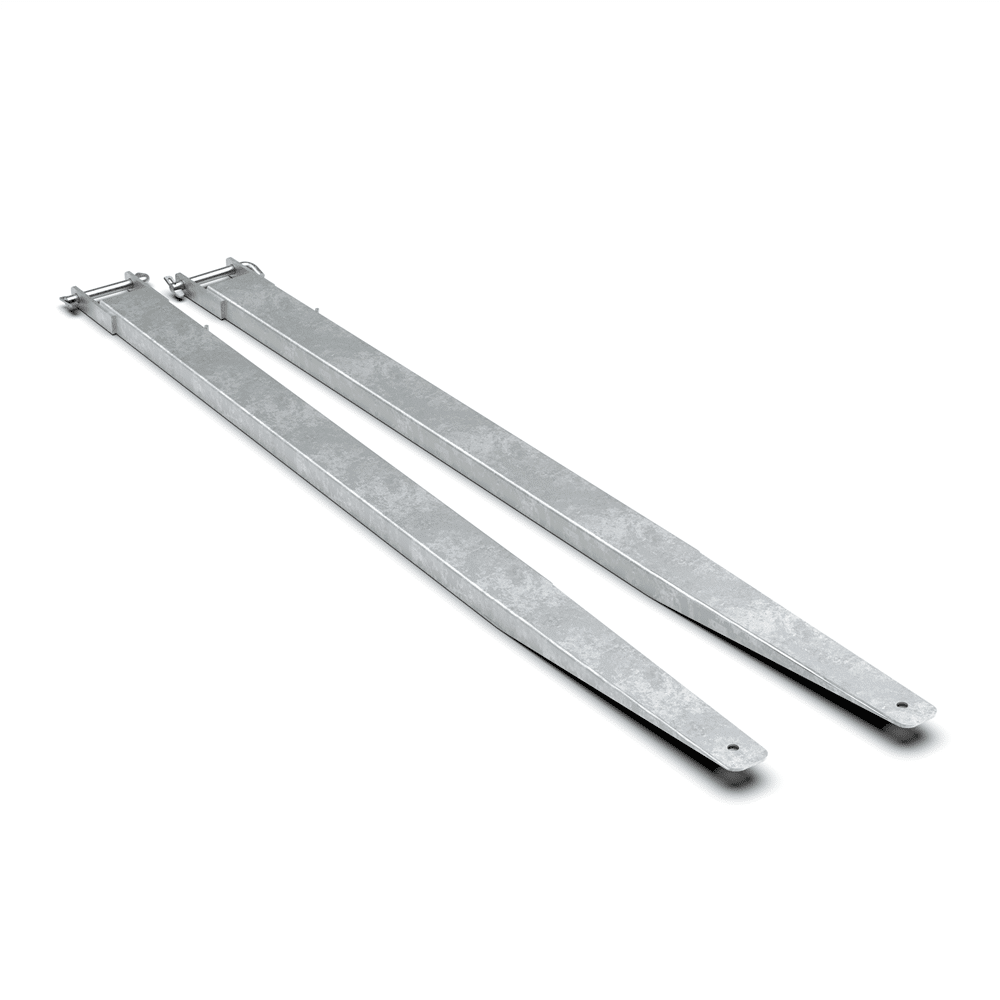 SE Förlängningsgaffel 5 ton 2,5 m Galvad, för gaffel 125x50 mm - Image 4