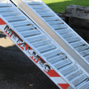 Aluminiumramper 2,7t/par 1,5m Std utan kant
