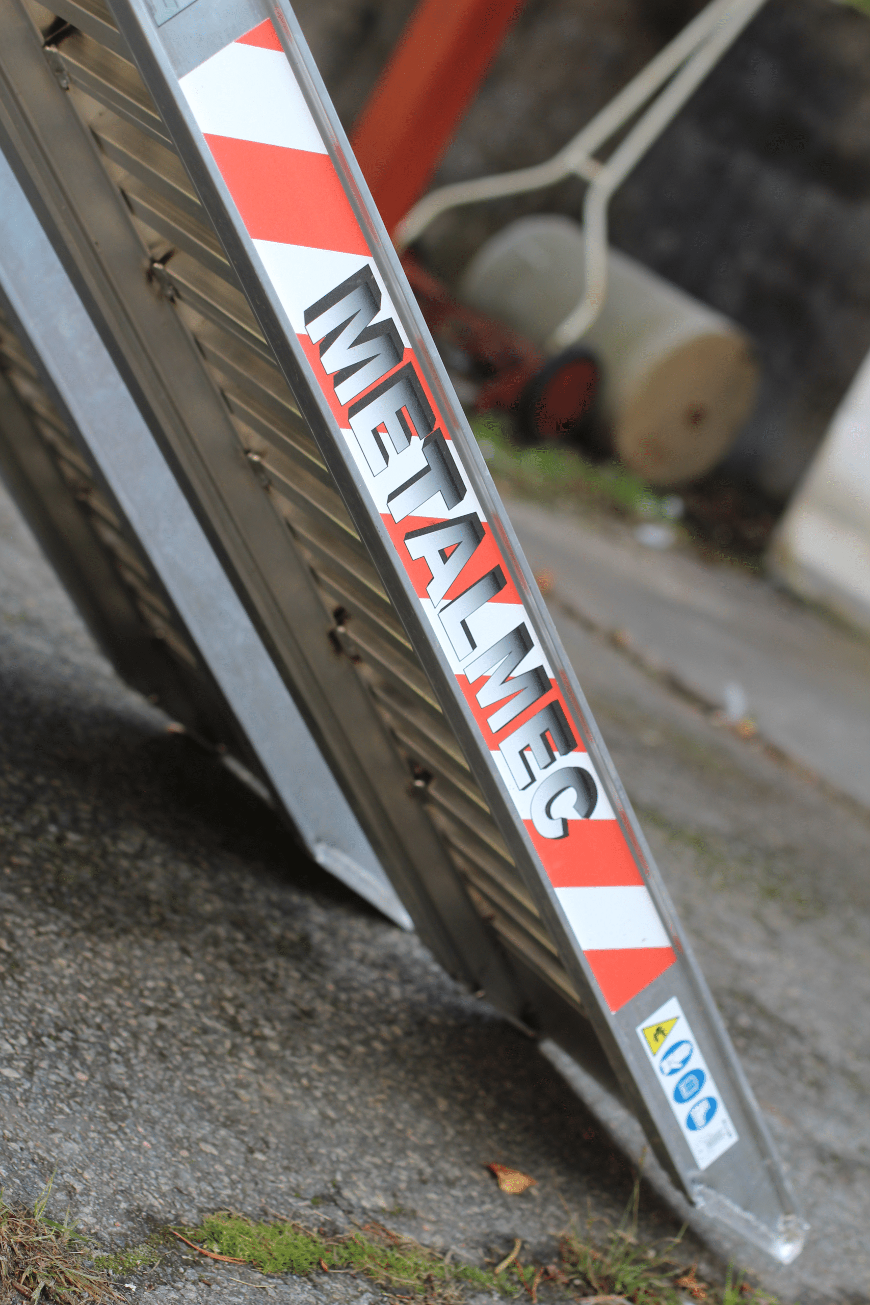 Aluminiumramp 6,3ton/par 3,5m Std utan kant