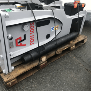Pladdet hydraulhammare PDH100X automatsmörjning
