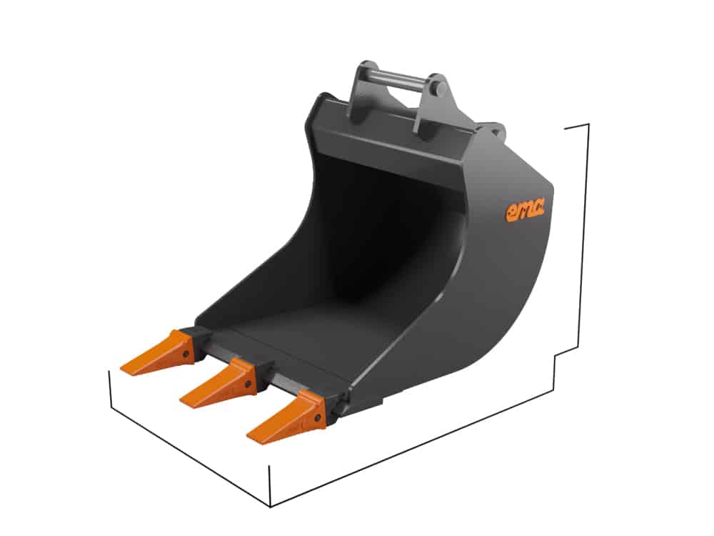 EMA Std Djupskopa 50L med tand - 410mm - S30/180 - Image 397