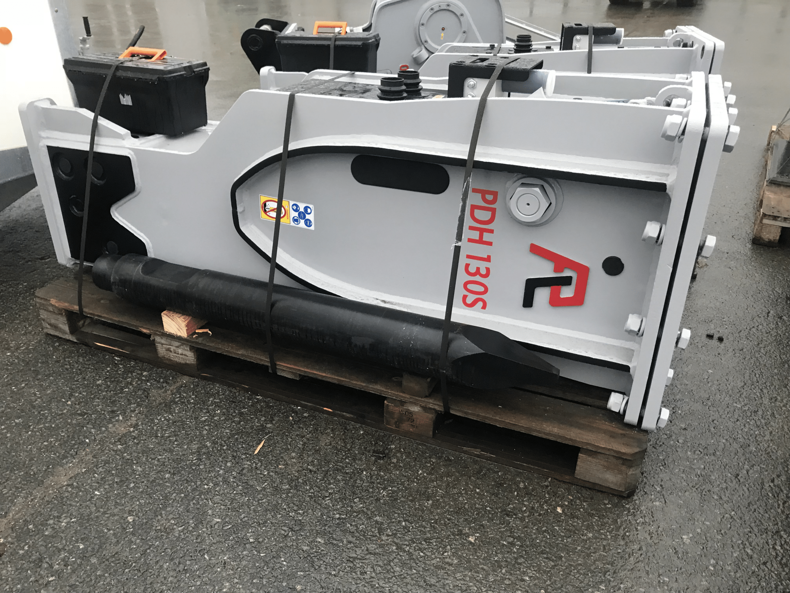 Pladdet Hydraulhammare PDH130X automatsmörjning