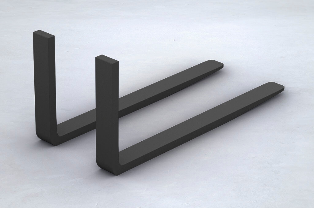 Blank Gaffel 125 x 45 x 2000 mm BH 840 mm