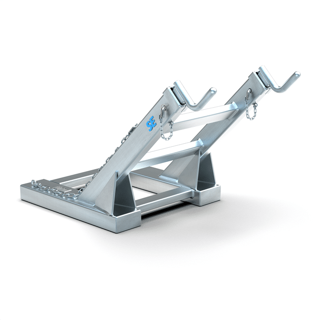 Storsäckslyft till Gaffeltruck Dubbel 3 Ton 700/1000 mm Svart