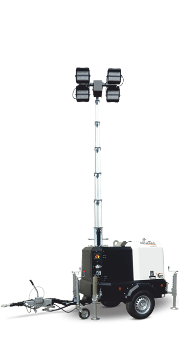 LT V20 belysningsmast med batteri 48 volt