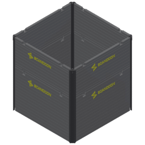 Verbau Citybox corner slide rail spontsystem