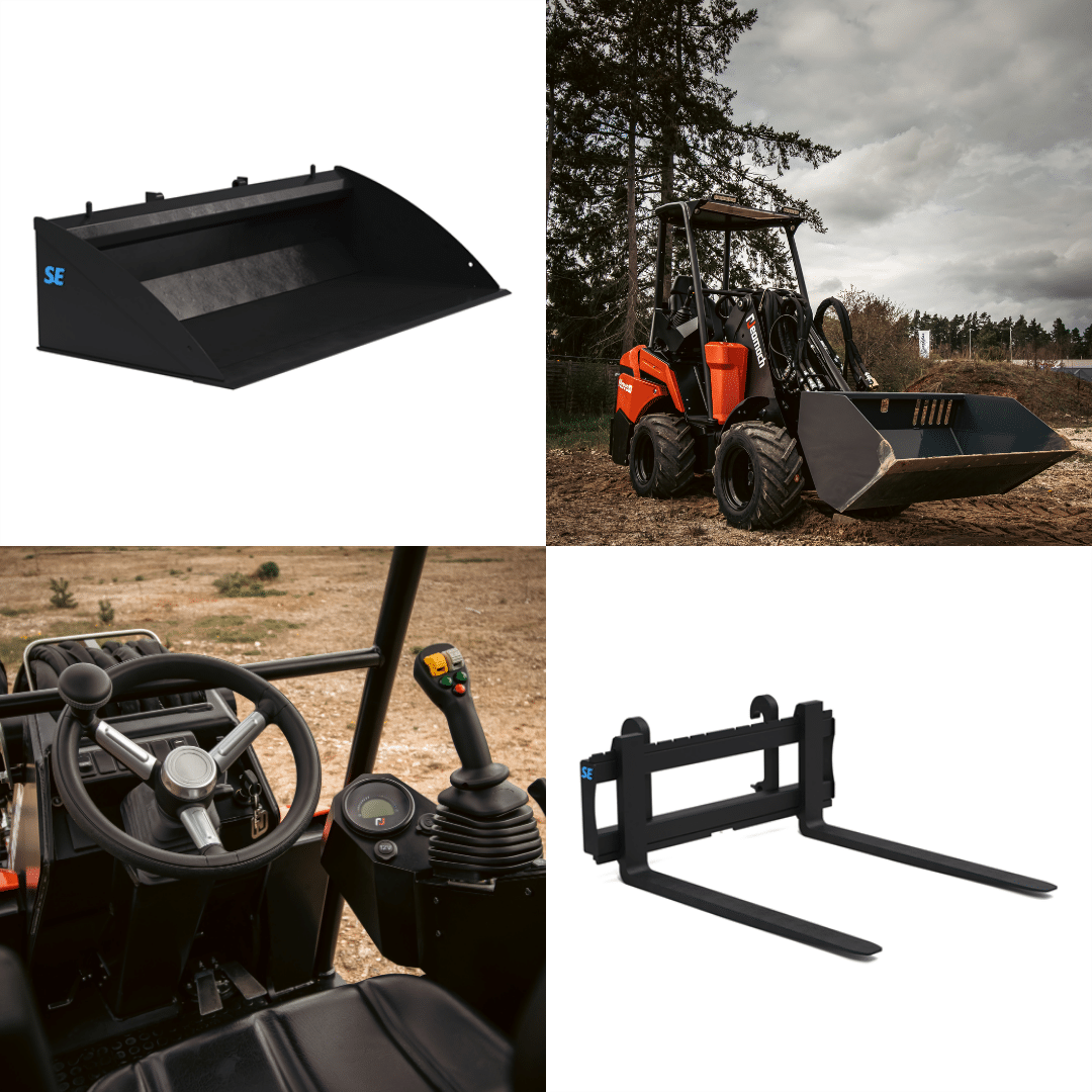 SE redskapspaket Neomach / Avant / Multione Planeringsskopa och gaffelställ