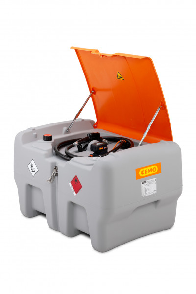 Cemo Transporttank Diesel Plast 440 Lit 18V 40 Lit / Min med lock. Utan laddare & batteri.
