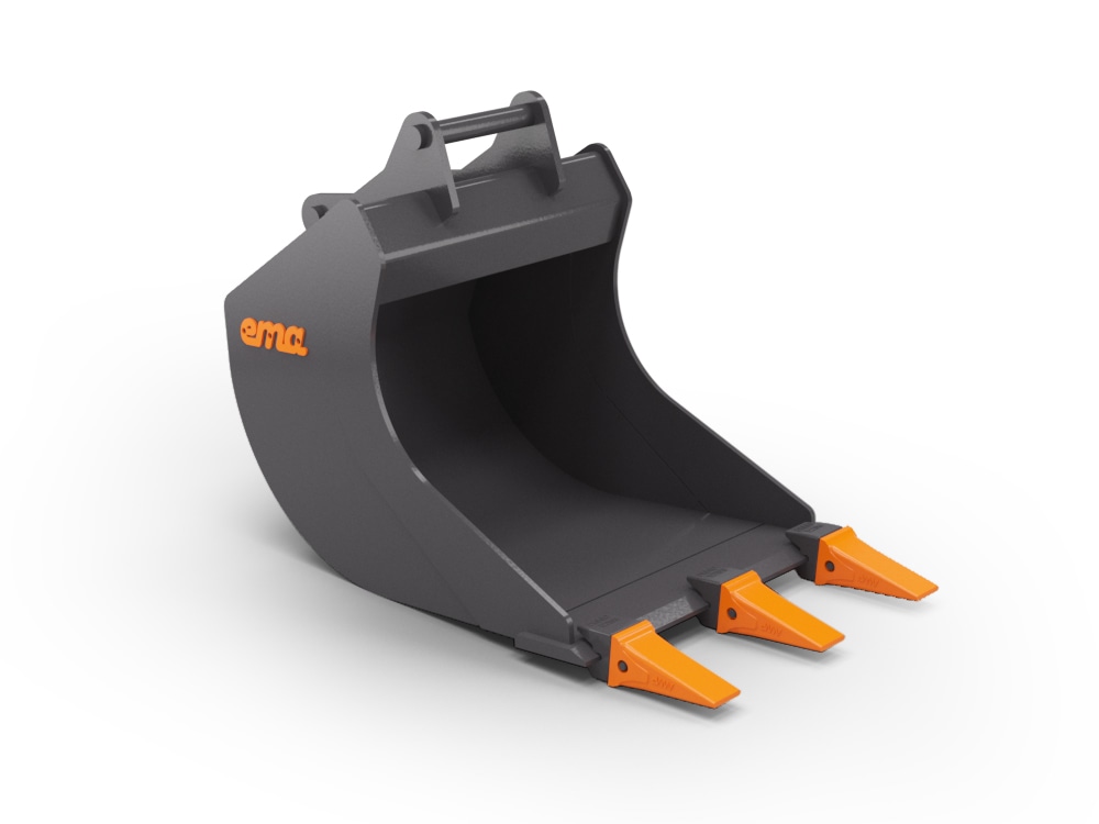 EMA Std Djupskopa 90L med tand - 500mm - S30/150