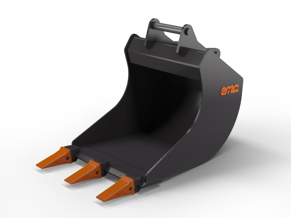 EMA HD Djupskopa 50L med tand - 410mm - S30/150