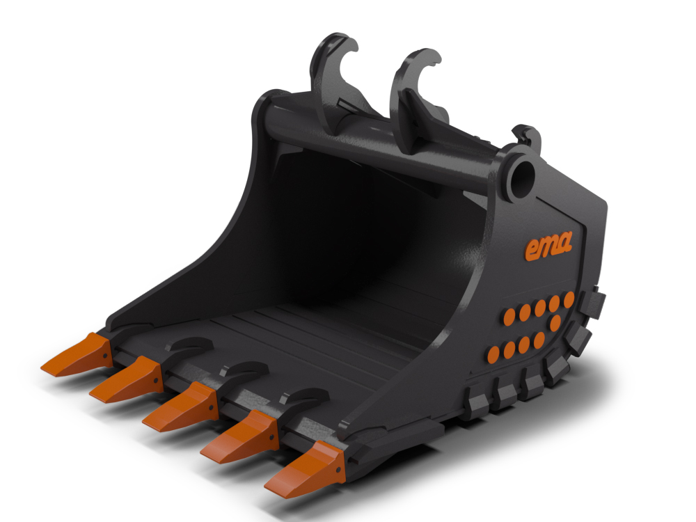 EMA HDRP Bergskopa Pansar 2800L - 5st J550 tänder - 2040mm - S3