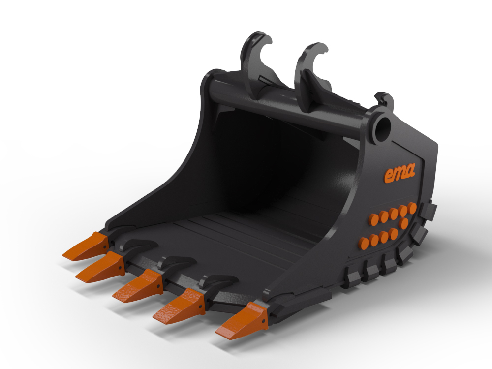 EMA HDRP Bergskopa Pansar 2800L deltaskär - 5st J550 tänder - 2040mm - G90