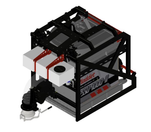 Pladdet grävsug komplett