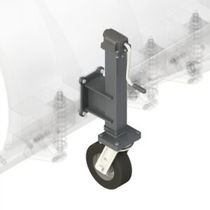 Gordini Set med 2 svängbara hjul