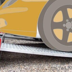 Aluminiumramp 2,3 ton/par 1,5 m Std utan kant M040B3/15