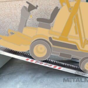 Aluminiumramp 1,5 ton/par 3,5 m Std utan kant M085/35