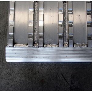 Aluminiumramp 29 ton/par 1 m Std utan kant M120F/450/1000