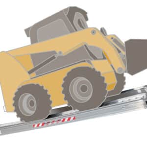 Aluminiumramp 5 ton/par 4,5 m Std utan kant M160/45