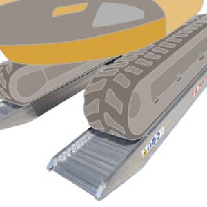 Aluminiumramp 6 ton/par 5,5 m Std utan kant M200/55