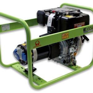 Pramac Elverk E6500, 1-fas, 230V, 50Hz, Yanmar-motor Steg V, Handstart / Diesel
