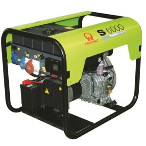 Pramac Elverk S6000 +CONN +DPP, 3-fas, 400/230V, 50Hz, Yanmar-motor Steg V, Elstart / Diesel