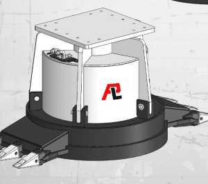 Pladdet Hydraulmagnet PLHMG950 med tänder